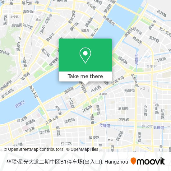 华联·星光大道二期中区B1停车场(出入口) map