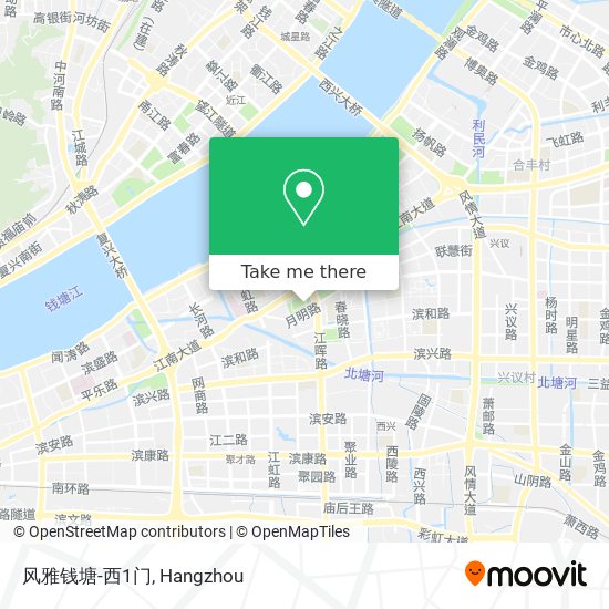 风雅钱塘-西1门 map