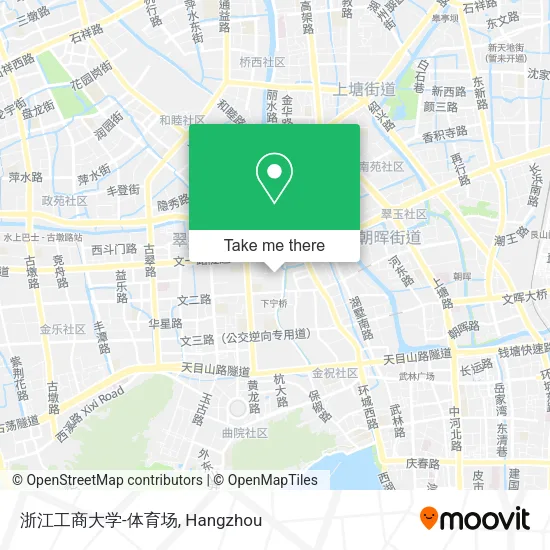 浙江工商大学-体育场 map