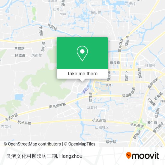 良渚文化村柳映坊三期 map