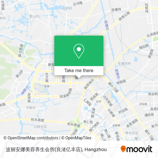 波丽安娜美容养生会所(良渚亿丰店) map