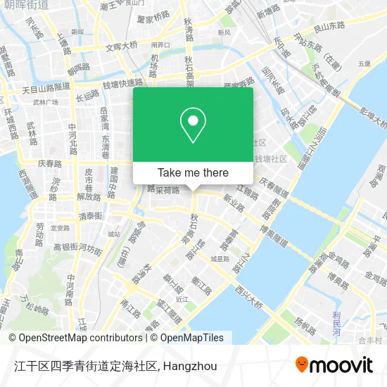 江干区四季青街道定海社区 map