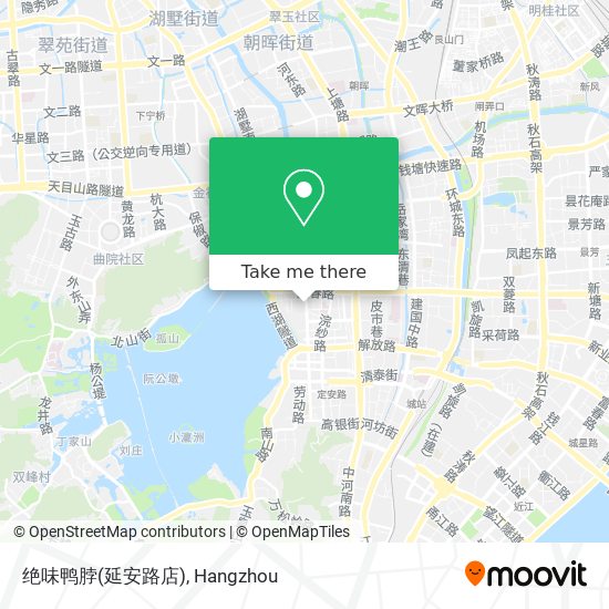 绝味鸭脖(延安路店) map