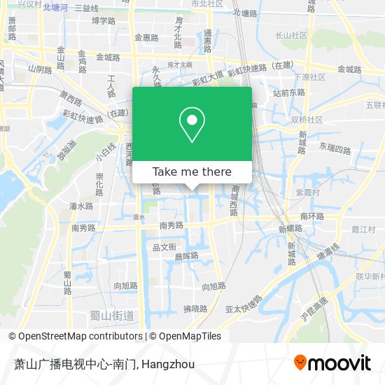 萧山广播电视中心-南门 map