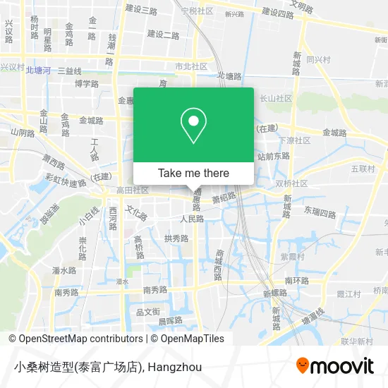 小桑树造型(泰富广场店) map