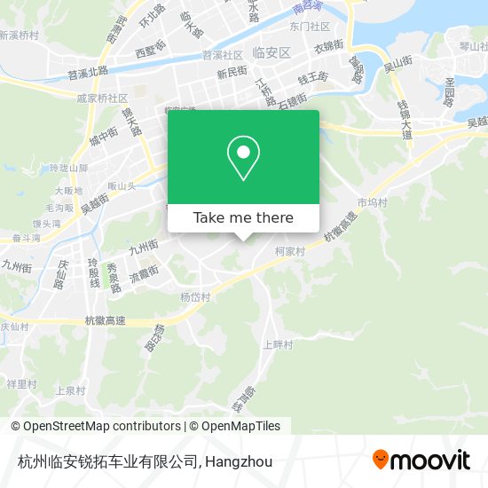杭州临安锐拓车业有限公司 map
