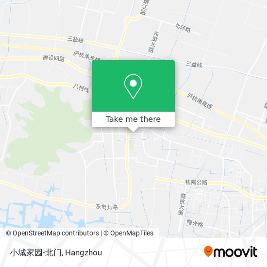 小城家园-北门 map