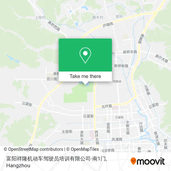 富阳祥隆机动车驾驶员培训有限公司-南1门 map