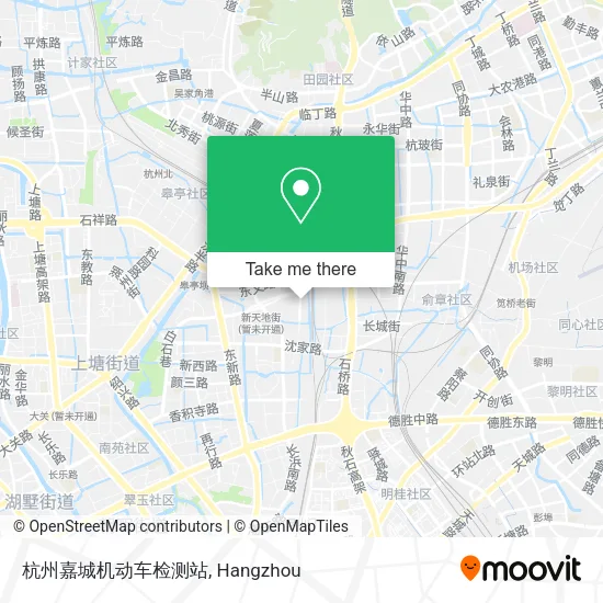 杭州嘉城机动车检测站 map