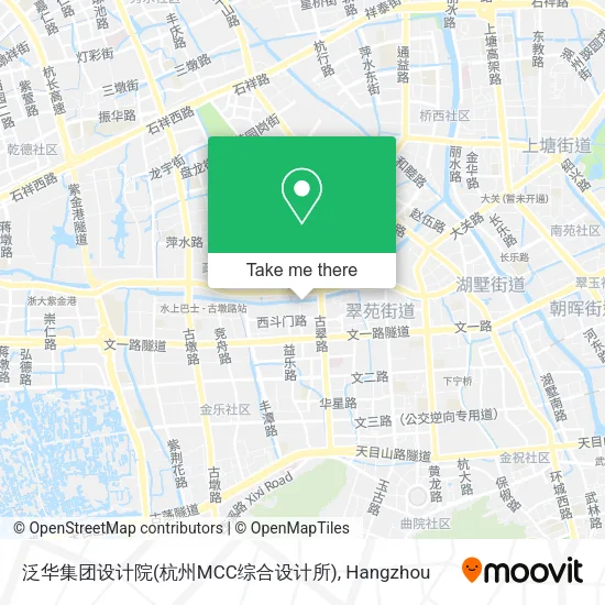 泛华集团设计院(杭州MCC综合设计所) map