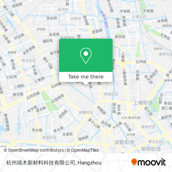 杭州禧木新材料科技有限公司 map
