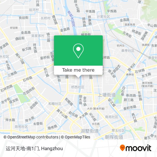 运河天地-南1门 map