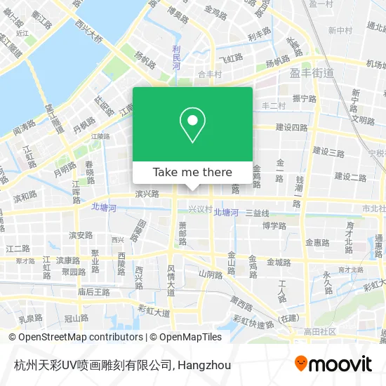 杭州天彩UV喷画雕刻有限公司 map