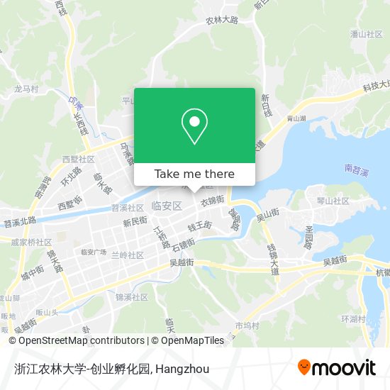 浙江农林大学-创业孵化园 map