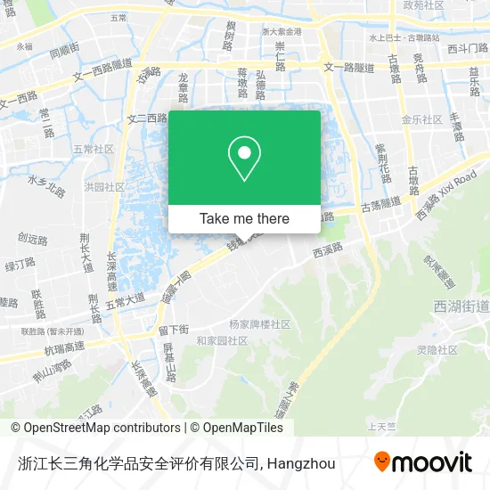 浙江长三角化学品安全评价有限公司 map