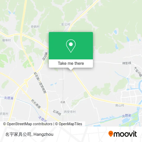 名宇家具公司 map