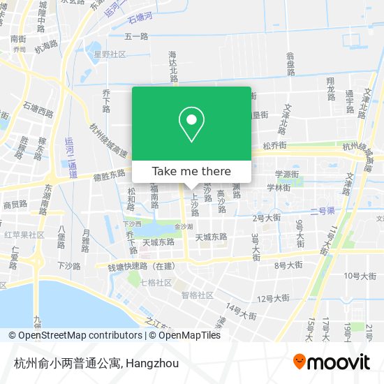 杭州俞小两普通公寓 map