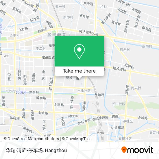 华瑞·晴庐-停车场 map