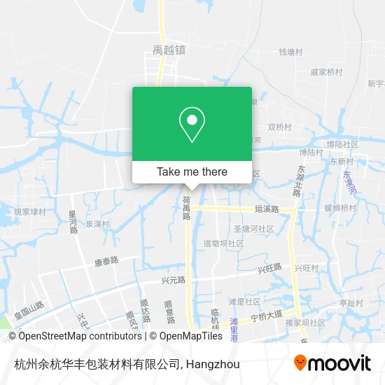 杭州余杭华丰包装材料有限公司 map