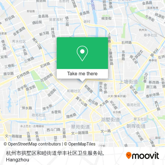 杭州市拱墅区和睦街道华丰社区卫生服务站 map