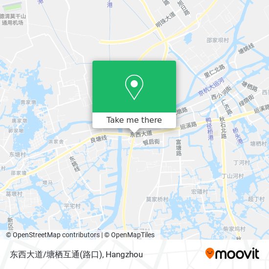 东西大道/塘栖互通(路口) map