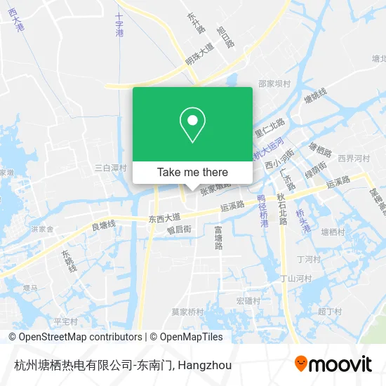 杭州塘栖热电有限公司-东南门 map