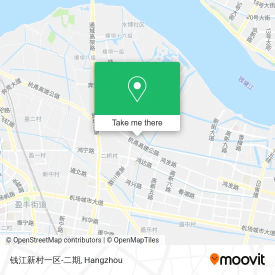 钱江新村一区-二期 map