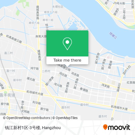 钱江新村1区-3号楼 map