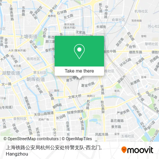 上海铁路公安局杭州公安处特警支队-西北门 map