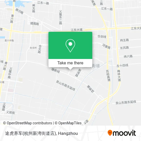 途虎养车(杭州新湾街道店) map