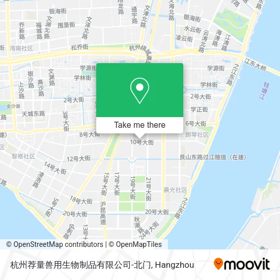 杭州荐量兽用生物制品有限公司-北门 map