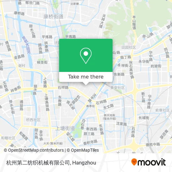 杭州第二纺织机械有限公司 map