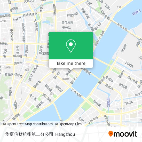 华夏信财杭州第二分公司 map