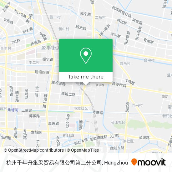 杭州千年舟集采贸易有限公司第二分公司 map