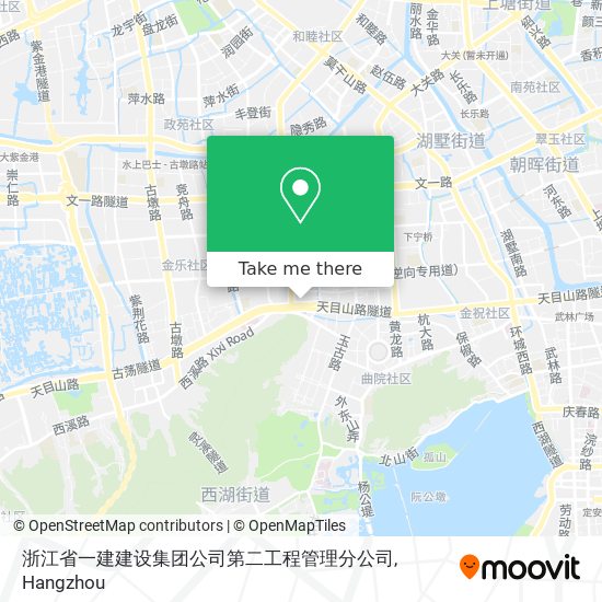 浙江省一建建设集团公司第二工程管理分公司 map