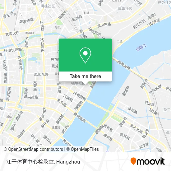 江干体育中心检录室 map