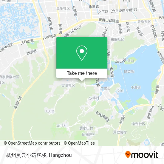 杭州灵云小筑客栈 map