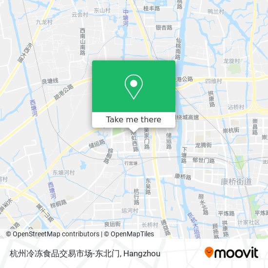 杭州冷冻食品交易市场-东北门 map
