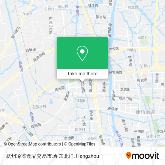 杭州冷冻食品交易市场-东北门 map