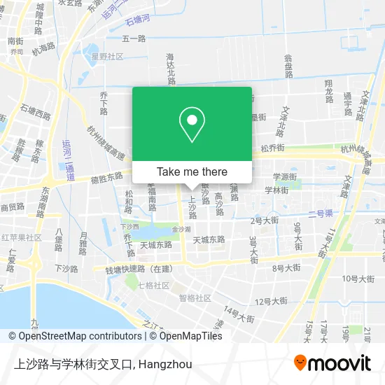 上沙路与学林街交叉口 map