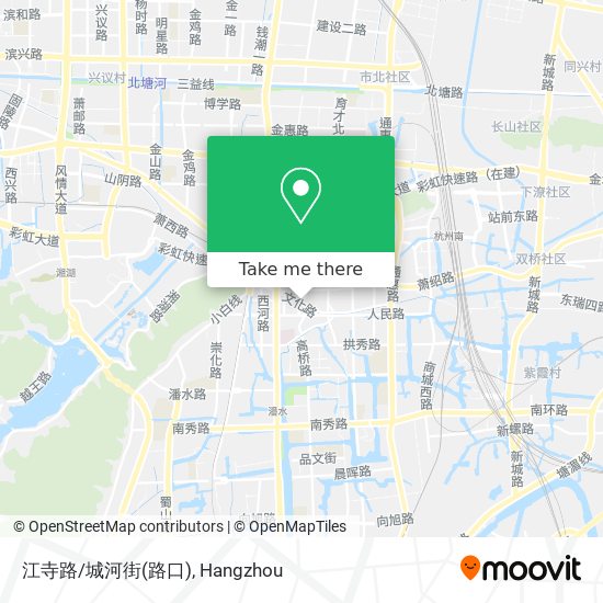 江寺路/城河街(路口) map