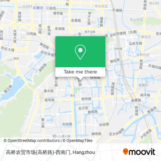 高桥农贸市场(高桥路)-西南门 map