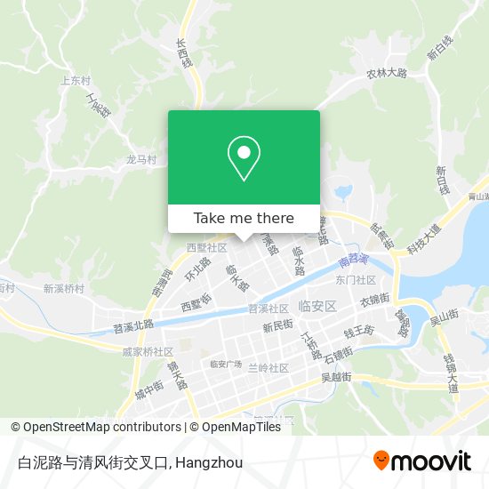 白泥路与清风街交叉口 map