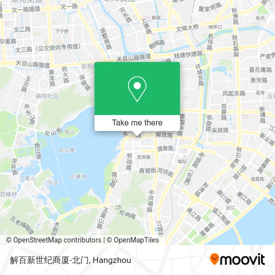 解百新世纪商厦-北门 map