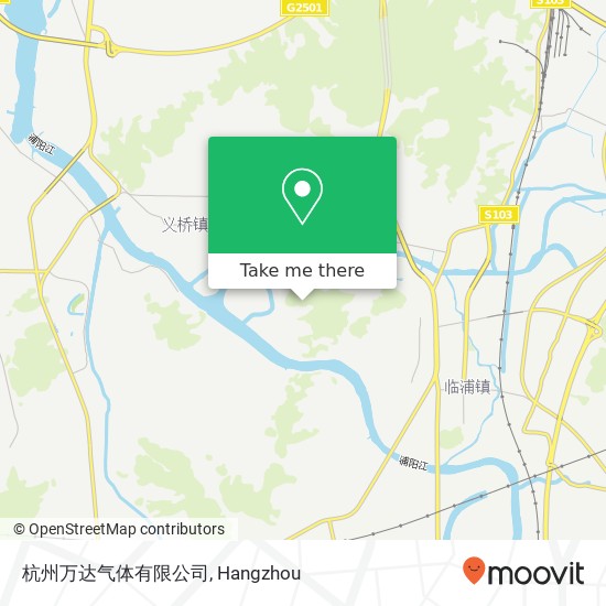 杭州万达气体有限公司 map