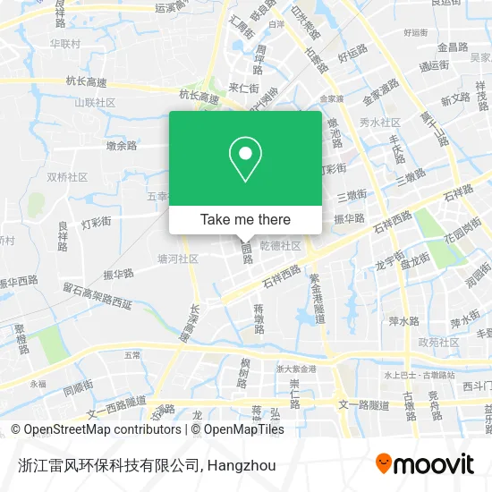 浙江雷风环保科技有限公司 map