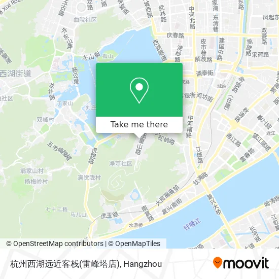 杭州西湖远近客栈(雷峰塔店) map