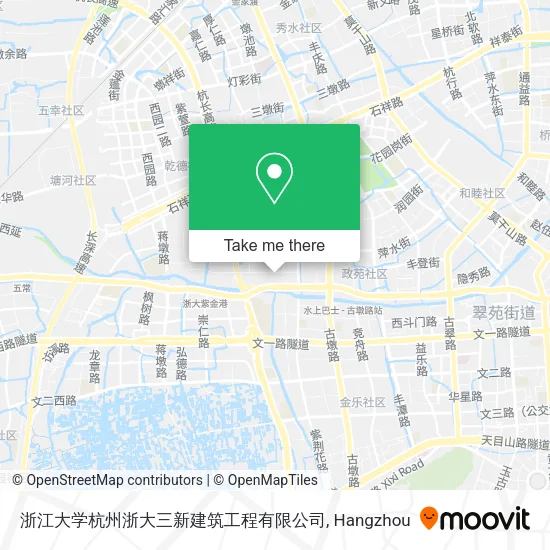 浙江大学杭州浙大三新建筑工程有限公司 map