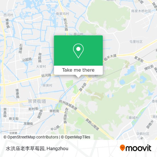 水洪庙老李草莓园 map