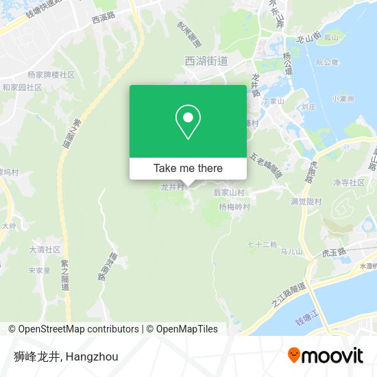 狮峰龙井 map
